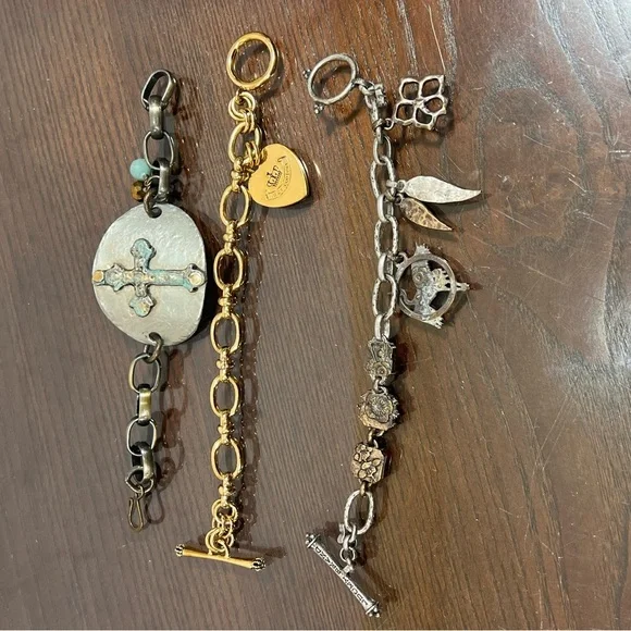 JUICY COUTURE, LUCKY BRAND & a Boutique bracelet. Lot of 3 all in good condition - Picture 11 of 16